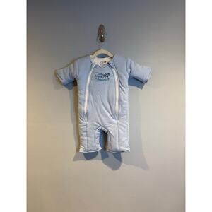 Baby Merlin’s Magic Sleepsuit | Blue Cotton Microfleece Size Large (6–9 Months)